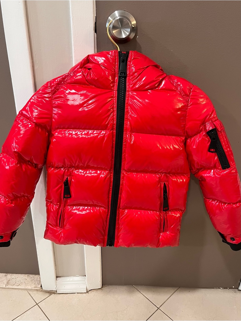 SAM. Kids Shiny Red Puffer Jacket